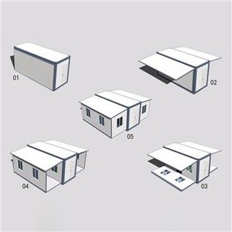 Tŷ Cynhwysydd Ehangadwy Foldable